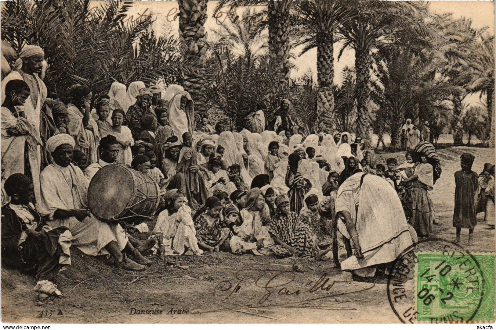 CPA AK Danseuse Arabe TUNISIA (1404937) - Túnez