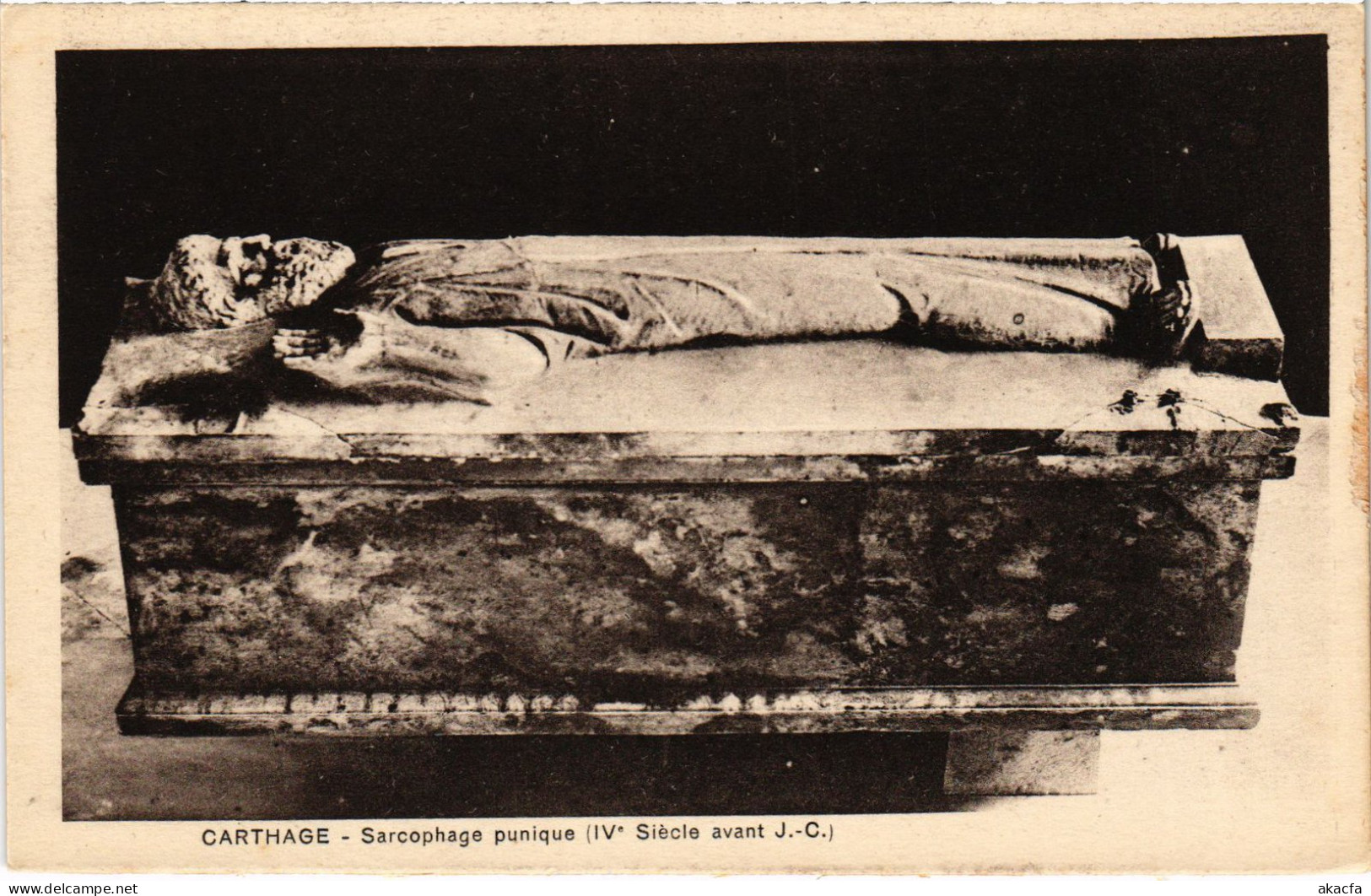 CPA AK Carthage Sarcophage Punique TUNISIA (1404935) - Tunisie