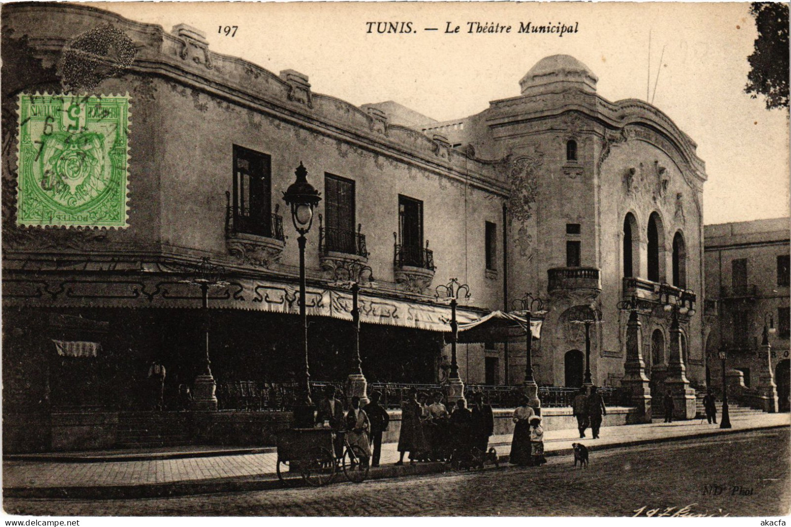 CPA AK Tunis Le Theatre Municipal TUNISIA (1404932) - Tunisie