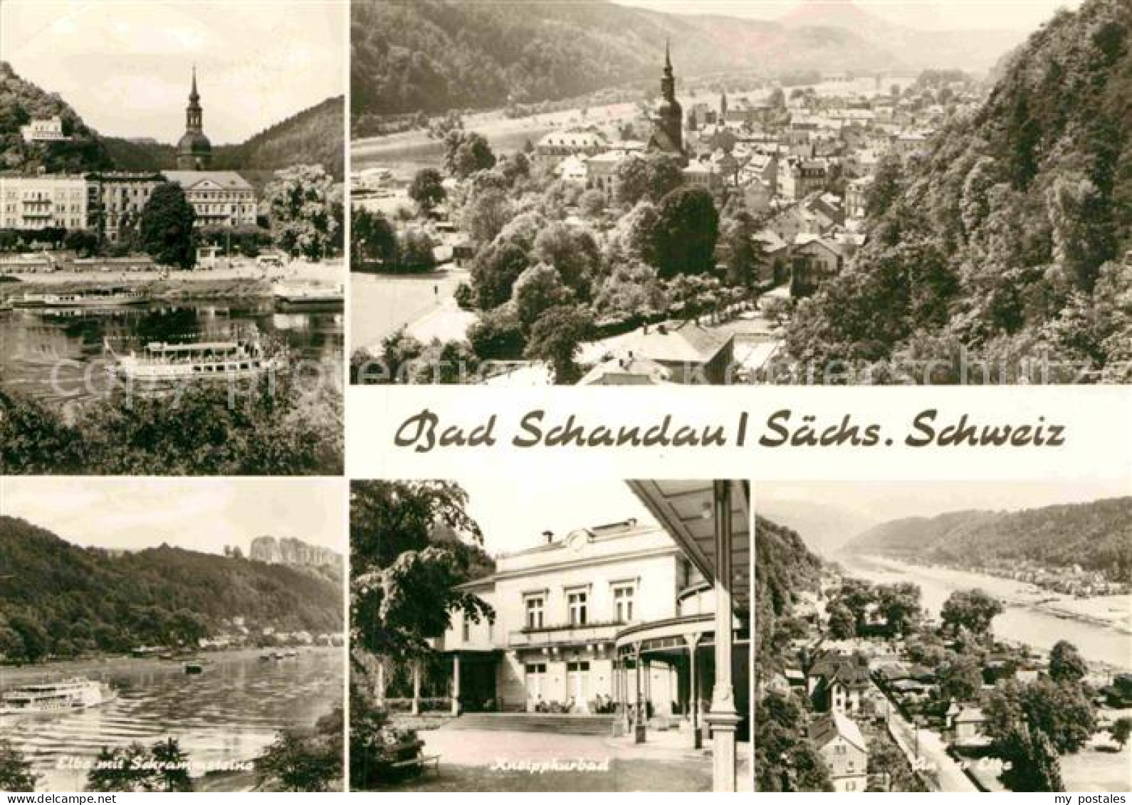 72898742 Bad Schandau Elbe Schrammsteine Kneippkurbad  Bad Schandau - Bad Schandau