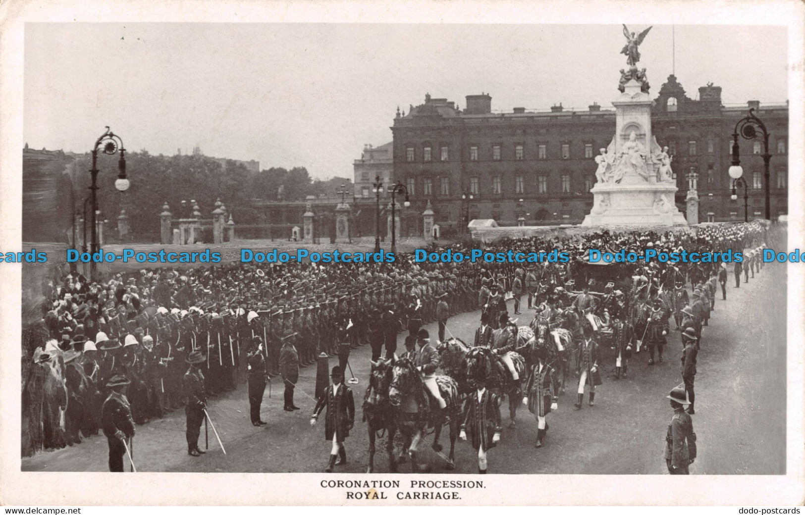 R095859 Coronation Procession. Royal Carriage. Composite. 1914 - Monde