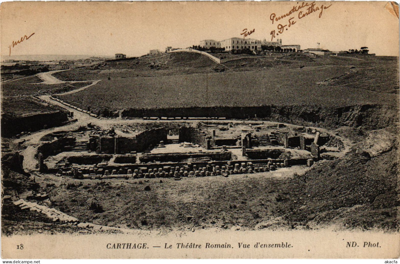 CPA AK Carthage Theatre Romain TUNISIA (1404899) - Tunesien