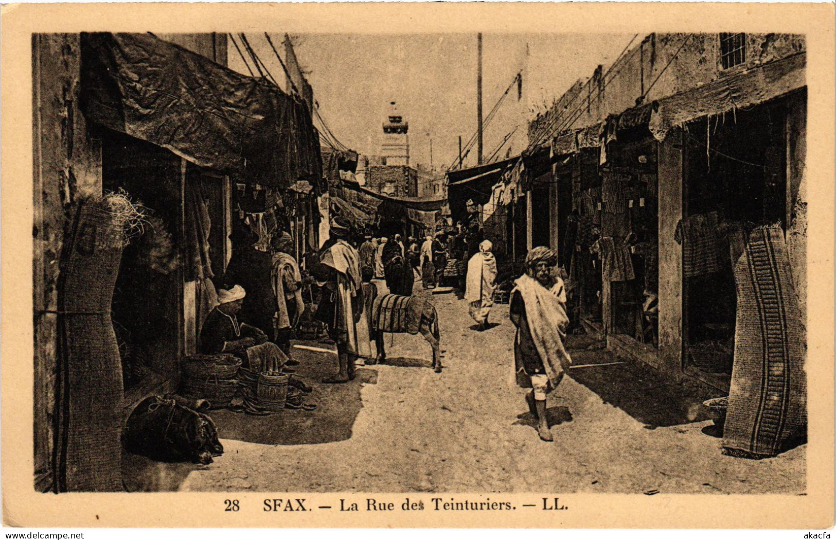 CPA AK Sfax Rue Des Teinturiers TUNISIA (1404893) - Tunesien