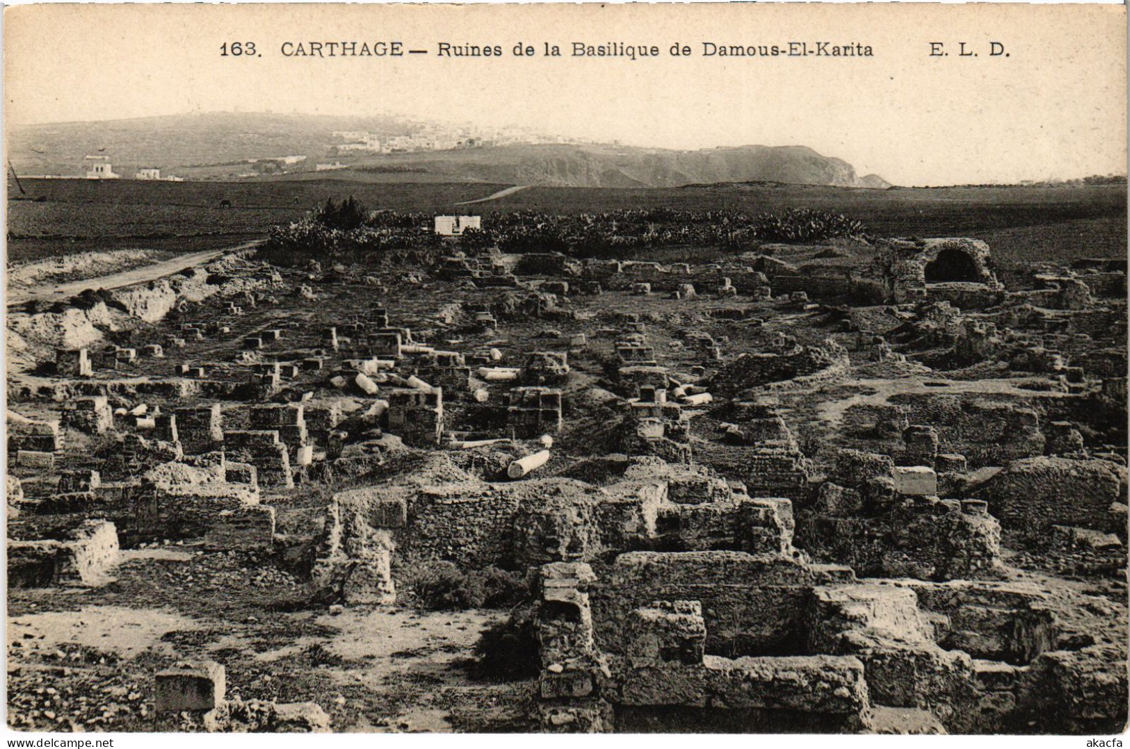 CPA AK Carthage Ruines De La Basilique De Damous El Karita TUNISIA (1404849) - Tunesien