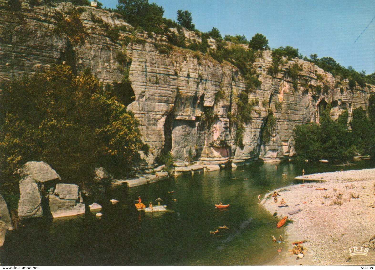 CPM - D1 - ARDECHE - ENVIRON DE RUOMS - LES FALAISES DE LA BEAUME - Ruoms