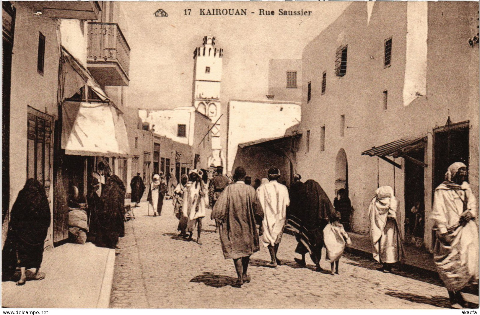 CPA AK Kairouan Rue Suassier TUNISIA (1404819) - Tunesien