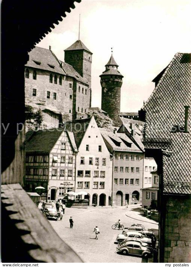 72898599 Nuernberg Blick Vom Wehrgang Zur Burg  Nuernberg - Nuernberg