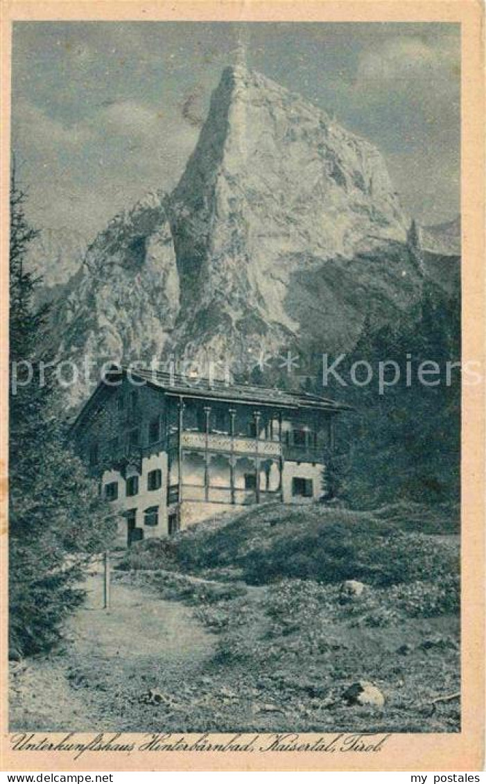 72898563 Kaisertal Unterkunftshaus Hinterbaerenbadhuette Kaisertal - Other & Unclassified