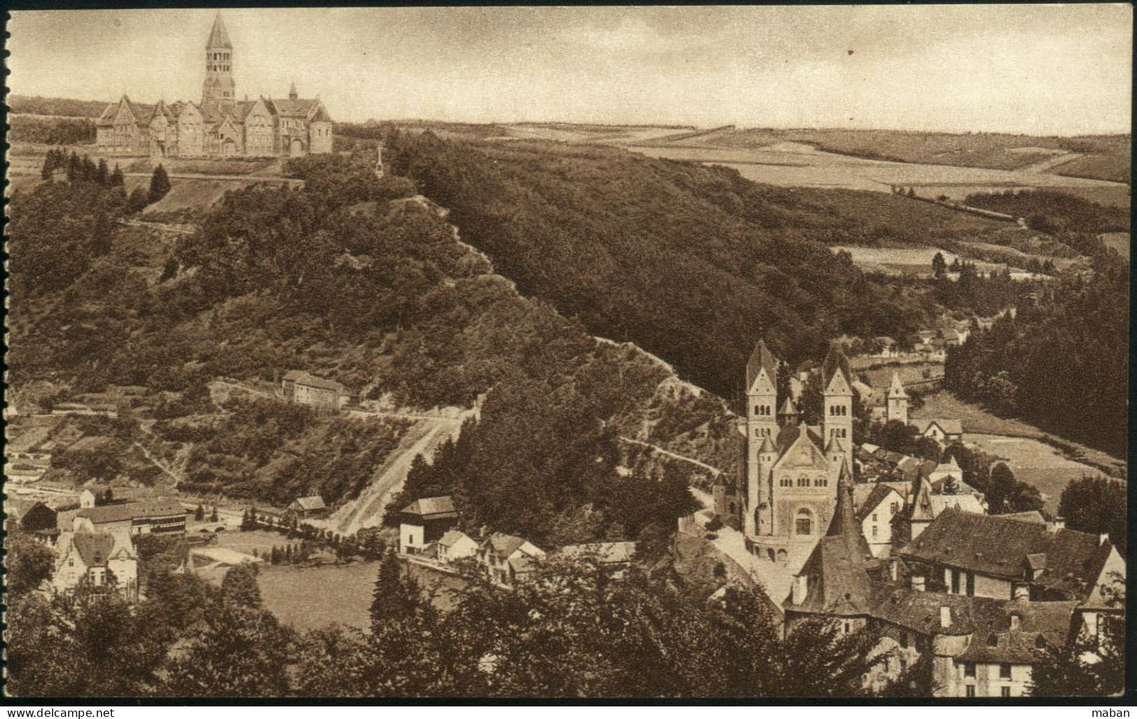L'Abbaye Et Clervaux Vus De La "Hoh" - B. Kuhlen M. Gladbach Ca 1915 - Clervaux