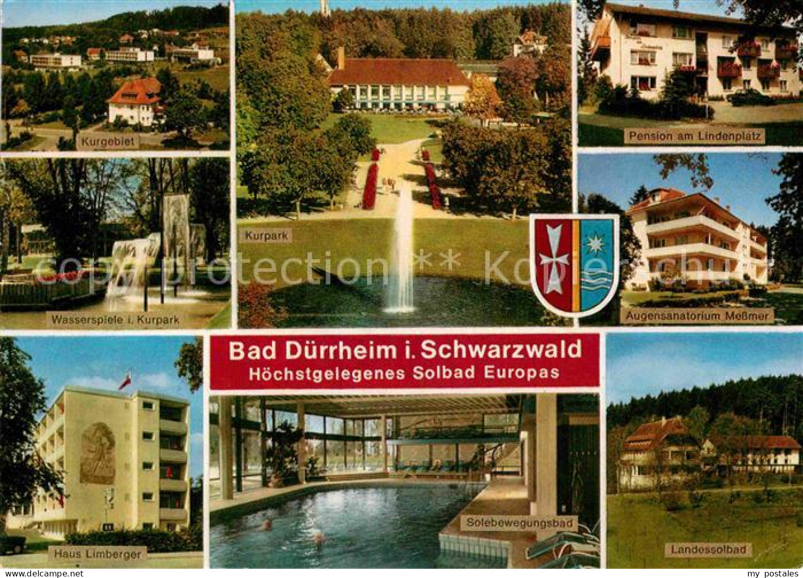 72898527 Bad Duerrheim Kurgebiet Wasserspiele Haus Limberger Solebewegungsbad  B - Bad Duerrheim