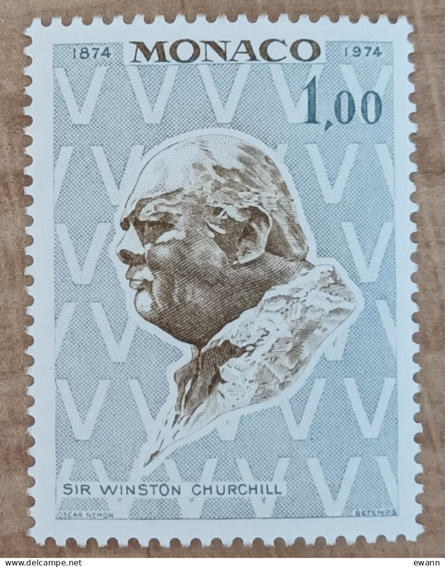 Monaco - YT N°965 - Sir Winston Churchill - 1974 - Neuf - Unused Stamps