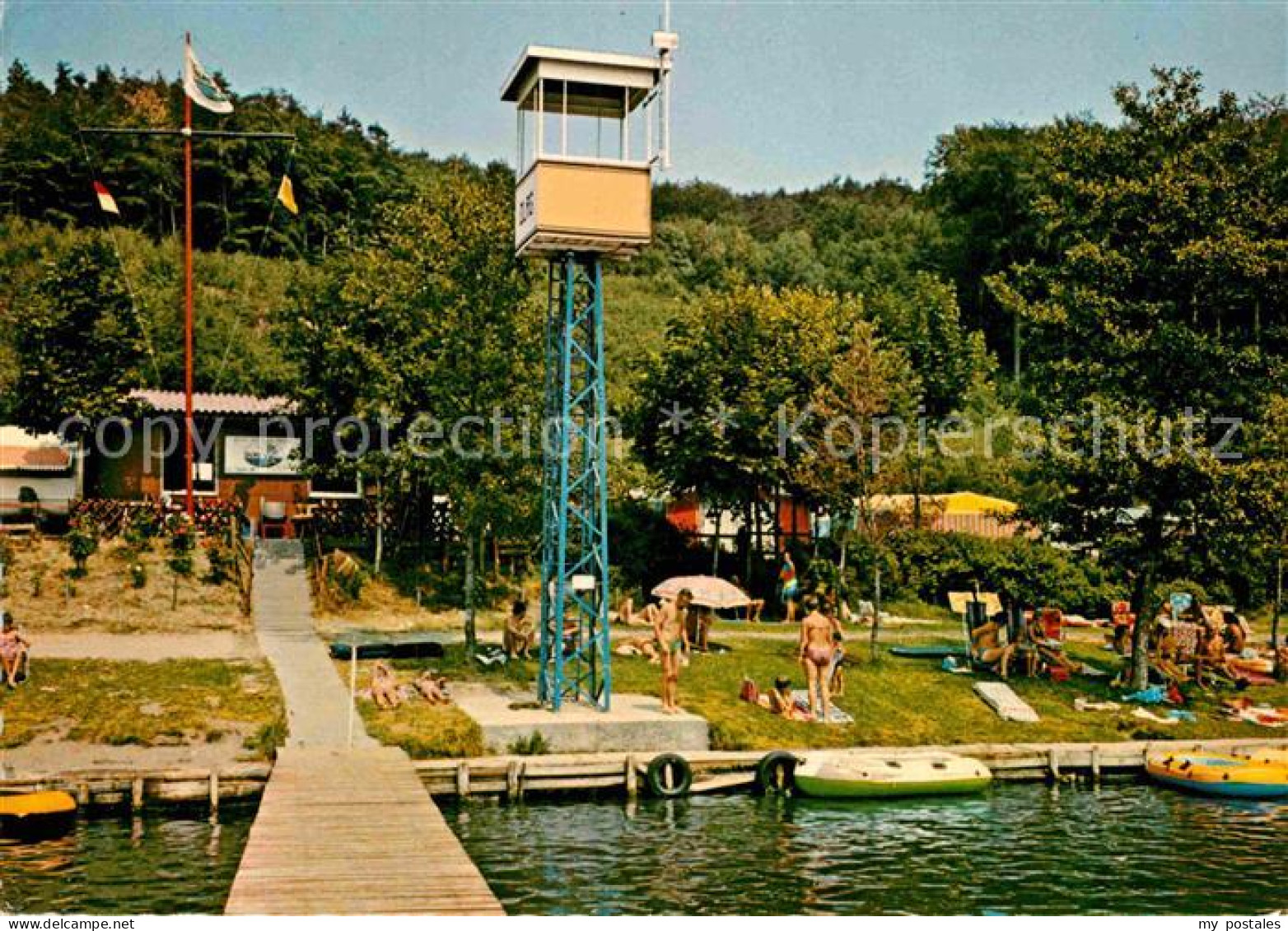 72898487 Maria Laach Glees Campingplatz Laacher See Strandbad Maria Laach - Other & Unclassified