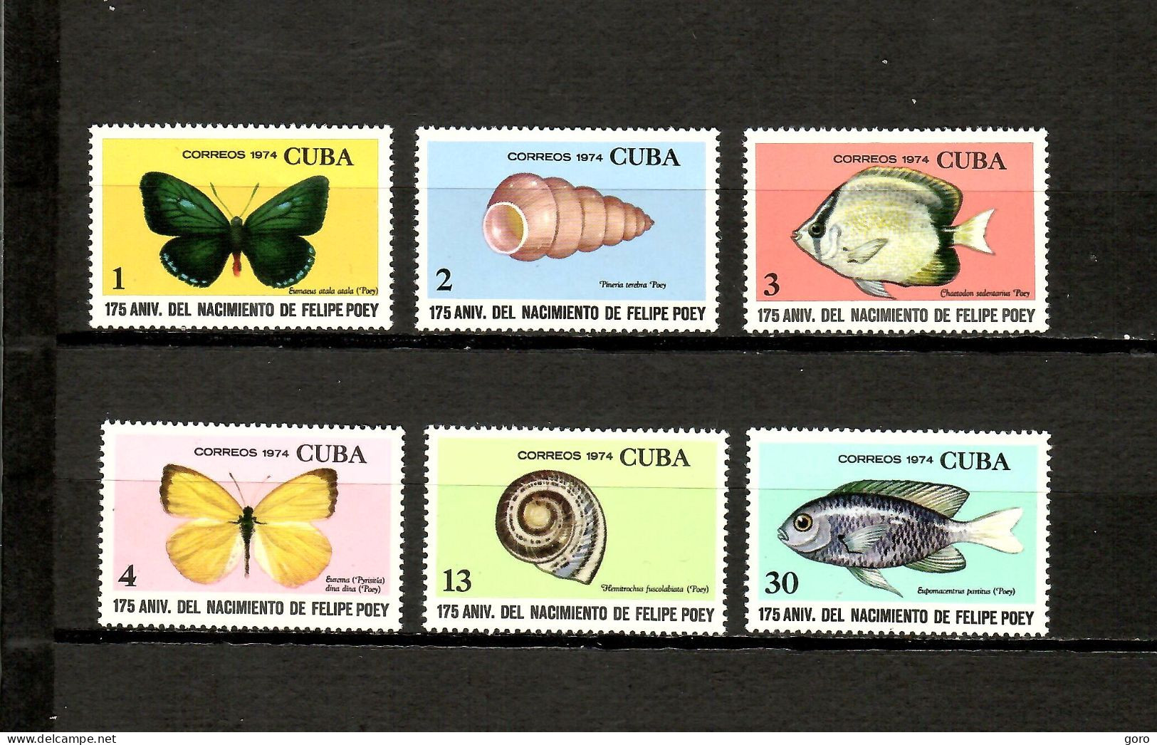 Cuba  1974  .-   Y&T  Nº   1768/73      ** - Unused Stamps