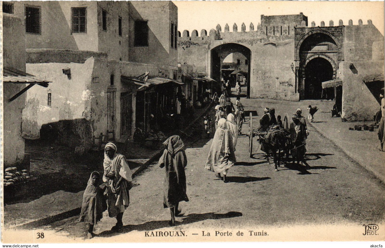 CPA AK Kairouan Porte De Tunis TUNISIA (1405424) - Tunisia
