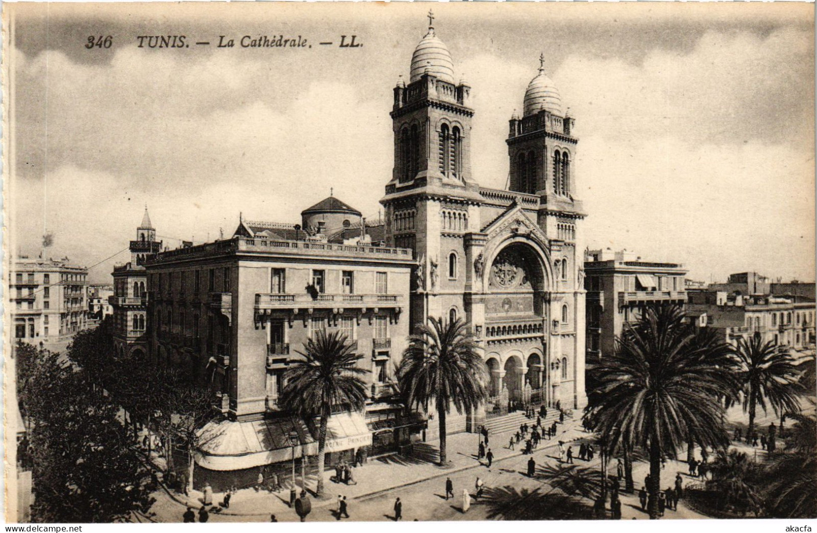 CPA AK Tunis La Cathedrale TUNISIA (1405413) - Tunisia