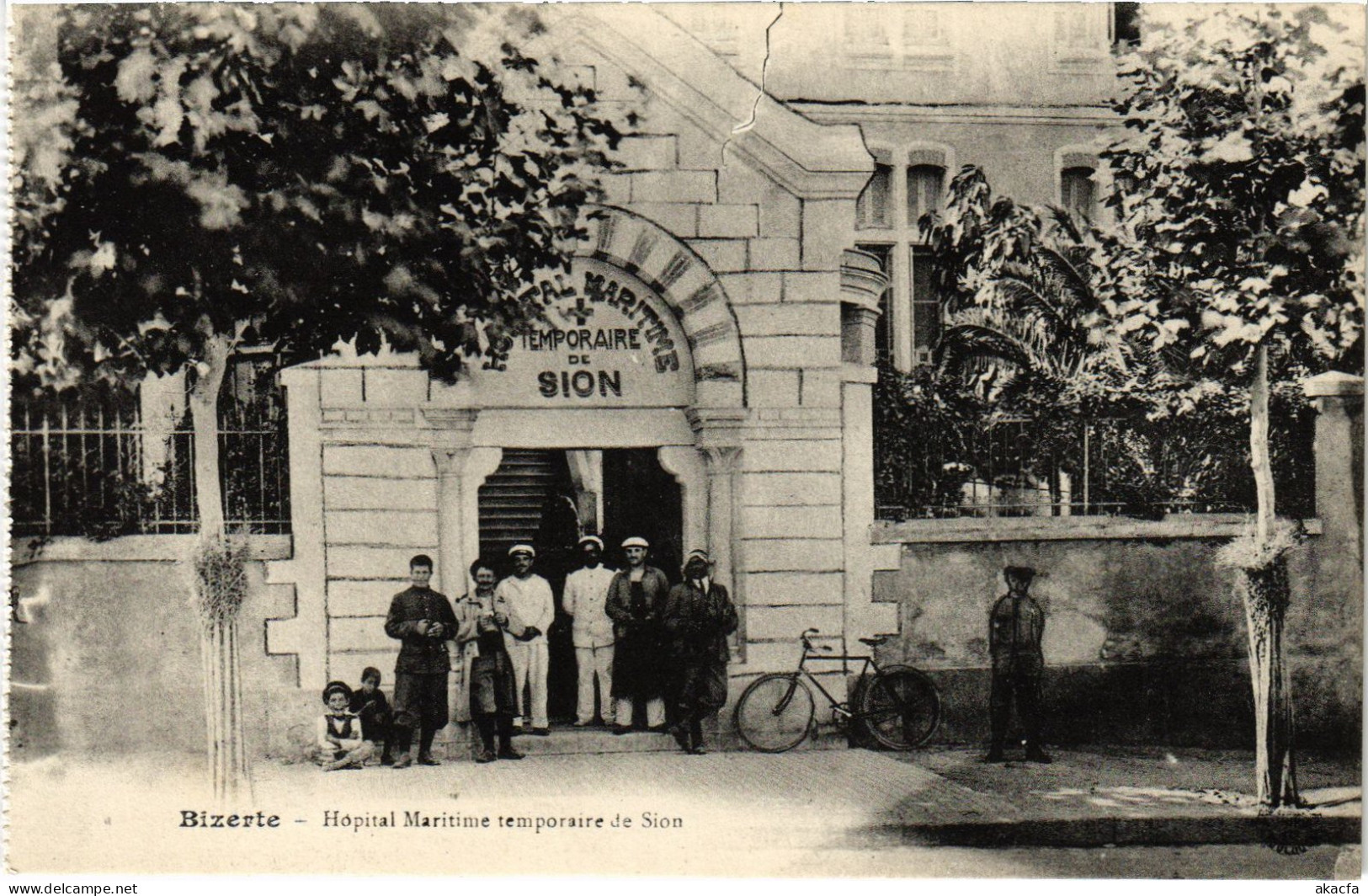 CPA AK Bizerte Hopital Maritime Temporaire De Sion TUNISIA (1405403) - Tunesië