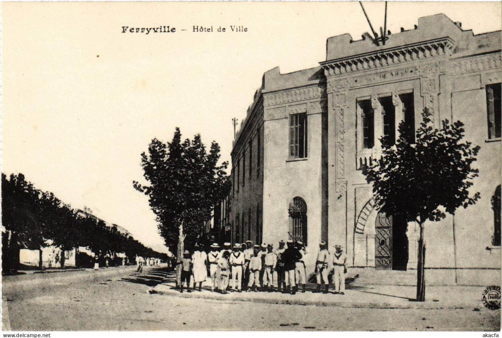 CPA AK Ferryville Hotel De Ville TUNISIA (1405399) - Tunesien