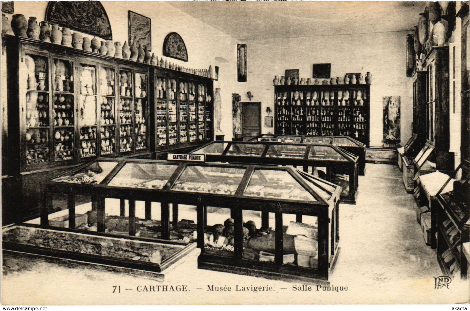 CPA AK Carthage Musee Lavigerie Salle Punique TUNISIA (1405382) - Tunisie