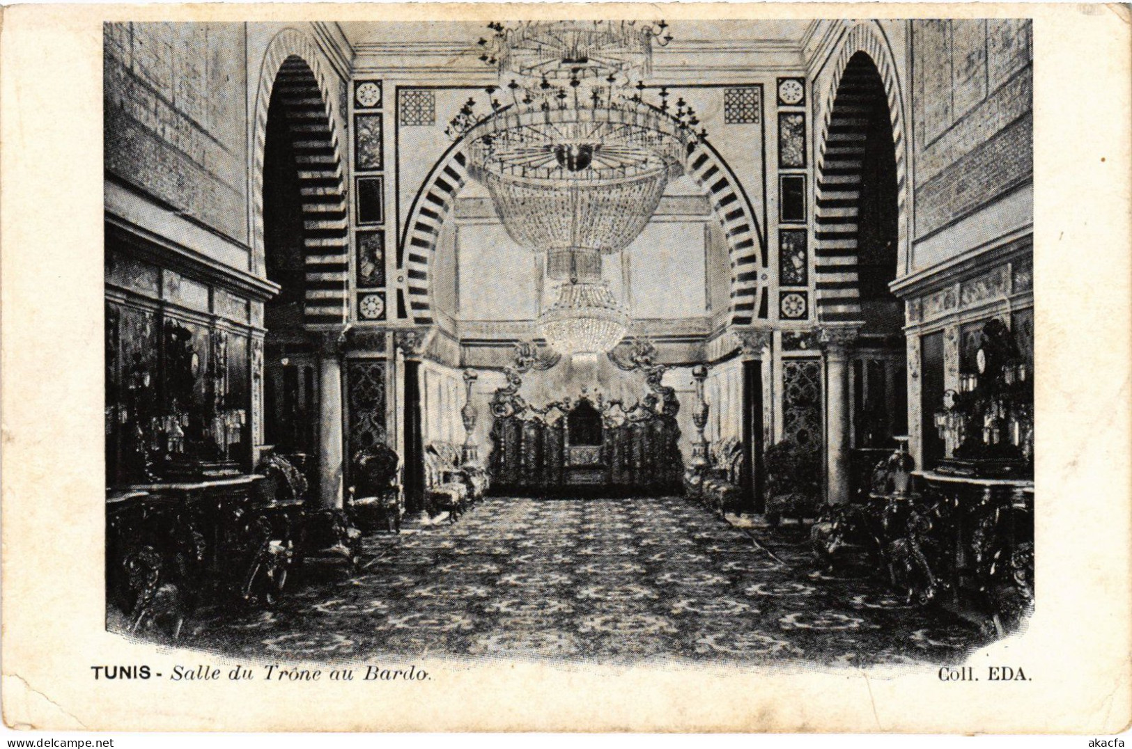 CPA AK Tunis Salle Du Trone Au Bardo TUNISIA (1405380) - Tunisie
