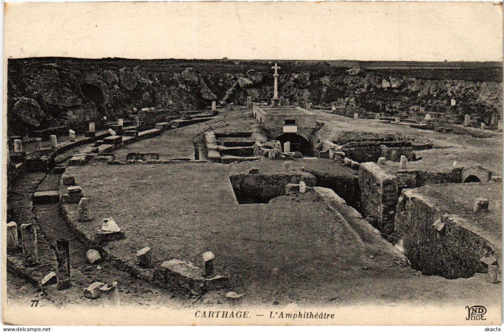 CPA AK Carthage Amphitheatre TUNISIA (1405377) - Tunisia