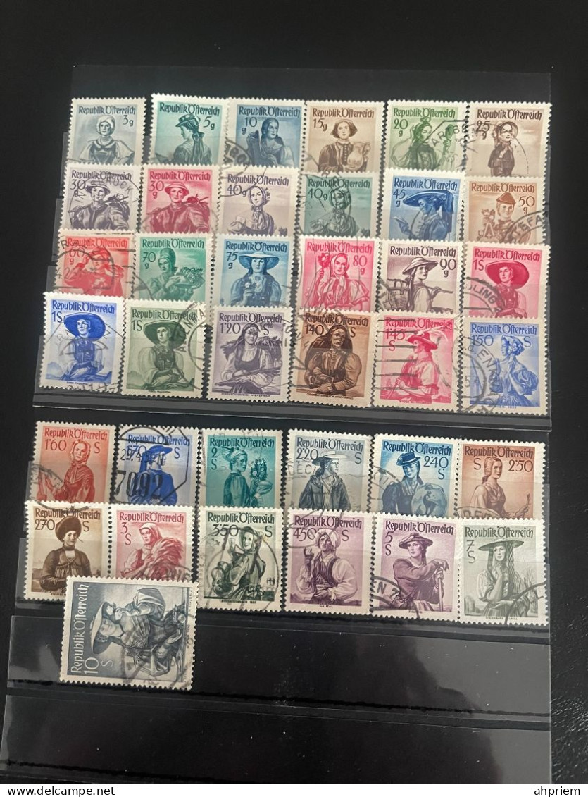 1948-1952 Volkstrachten Compleet - Used Stamps