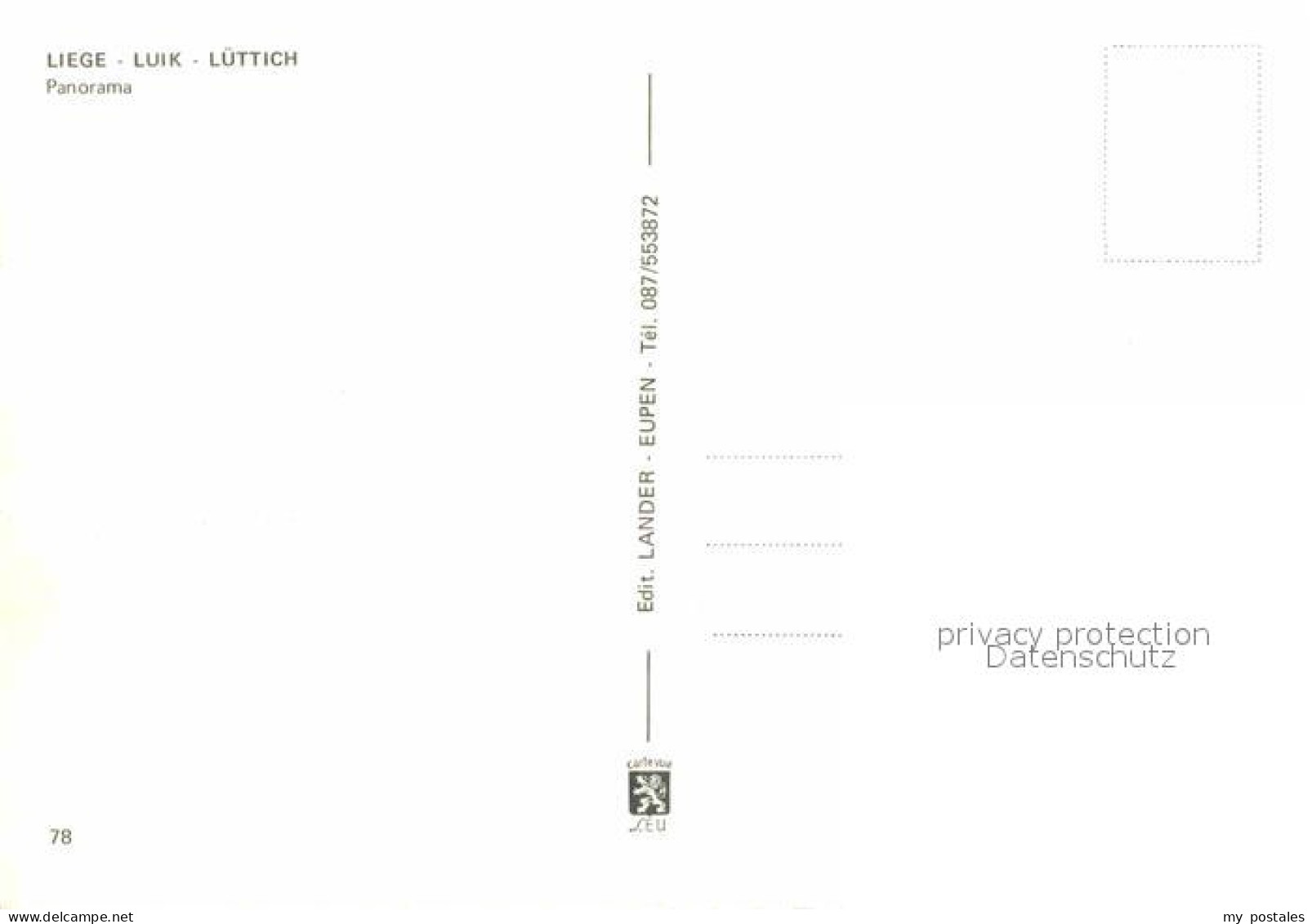 72898403 Liege Luettich Panorama  Luettich - Other & Unclassified