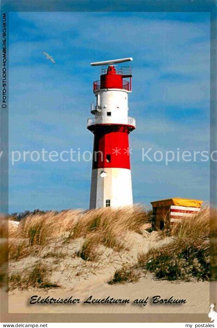 72898370 Borkum Nordseebad Leuchtturm  Borkum - Borkum