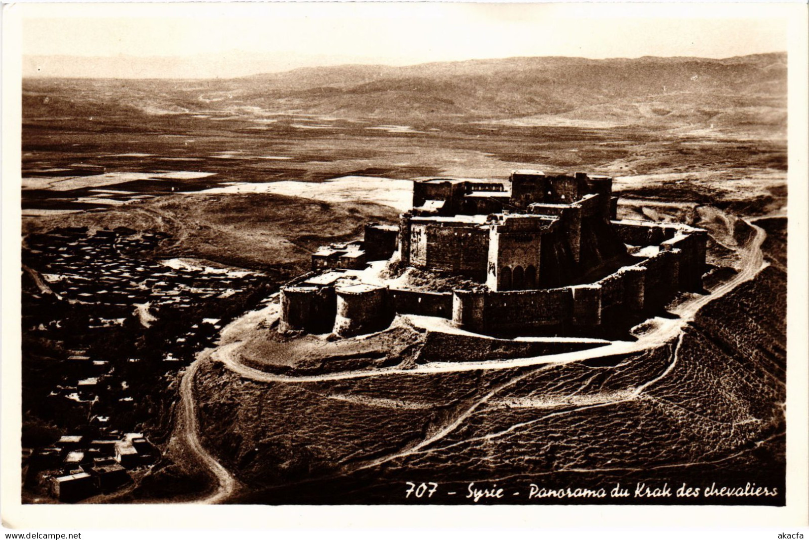 CPA AK Panorama Du Krak Des Chevaliers SYRIA (1404254) - Syrie