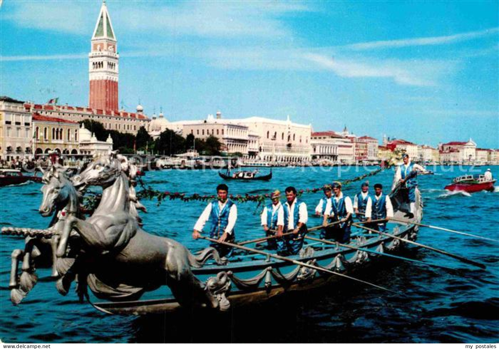 72898318 Venezia Lido Historische Regatta Bissona Cavalli Venezia Lido - Andere & Zonder Classificatie