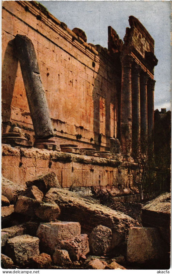 CPA AK Baalbek Temple De Bacchus SYRIA (1404136) - Syria