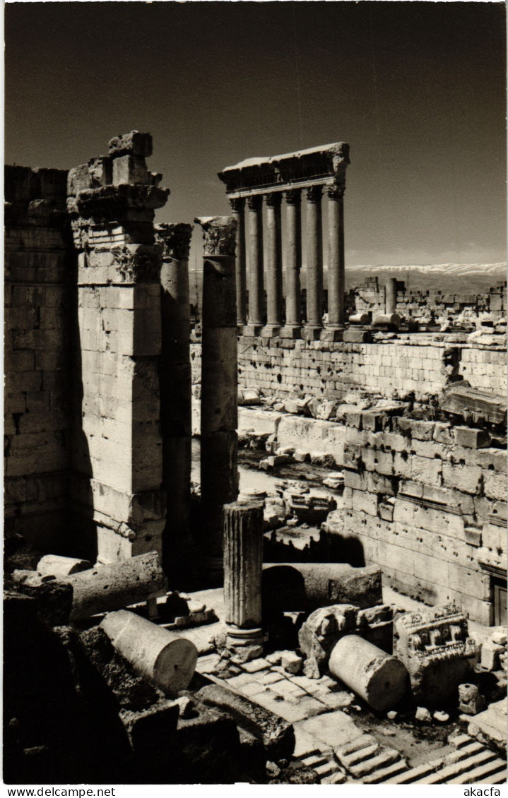 CPA AK Liban Colonnades Du Temple De Jupiter SYRIA (1404130) - Syrië
