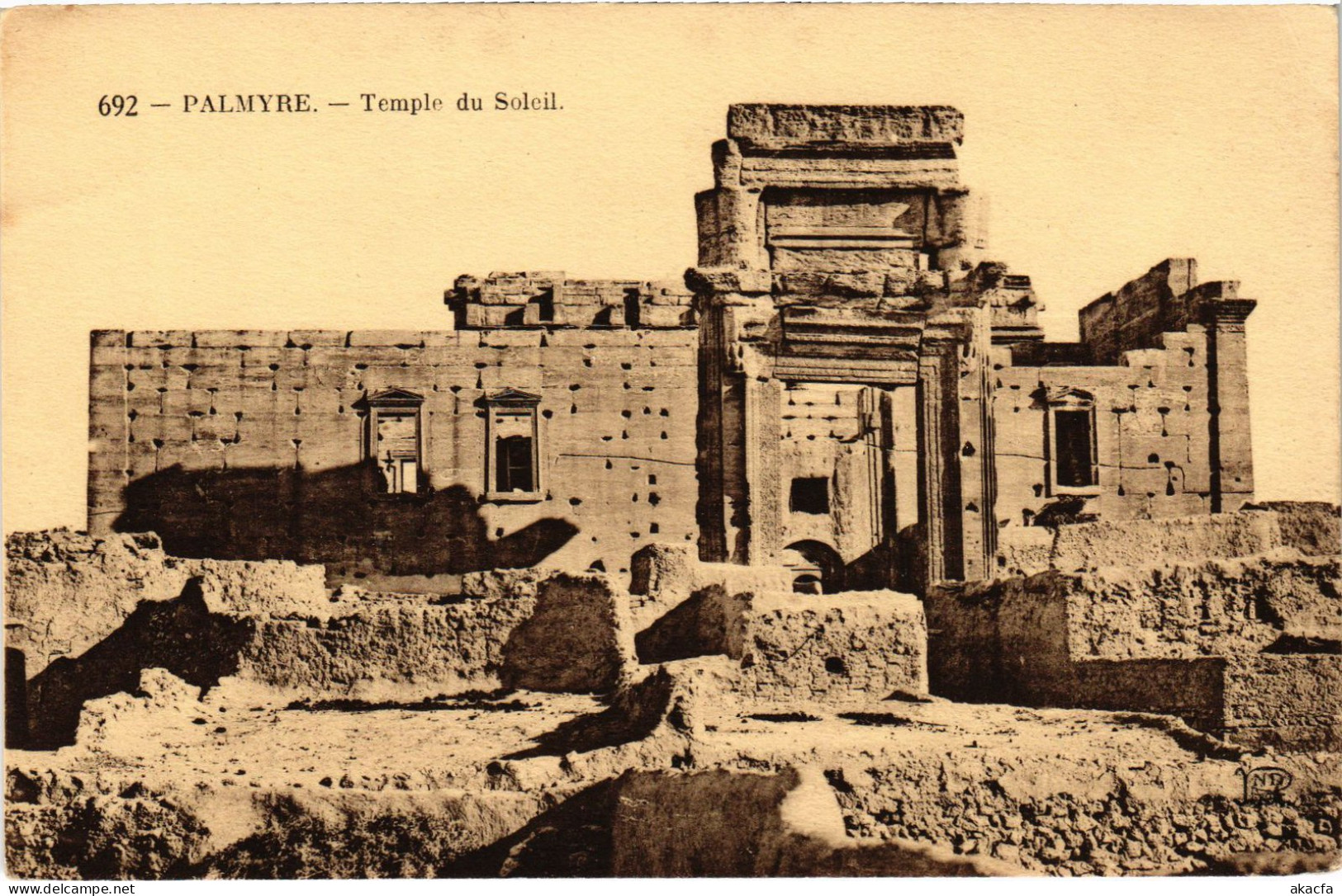 CPA AK Palmyre Temple Du Soleil SYRIA (1404109) - Siria
