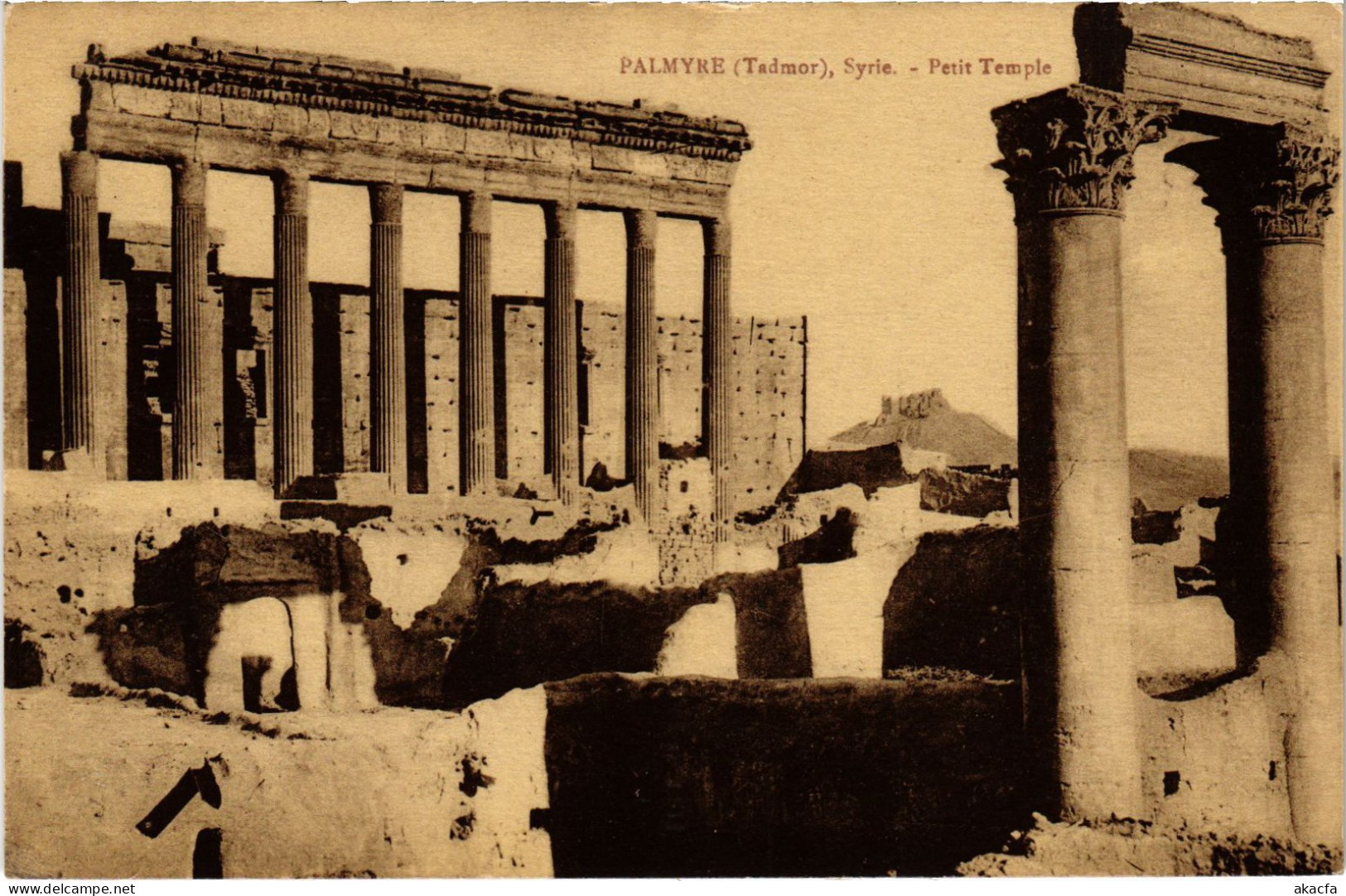 CPA AK Palmyre Petit Temple SYRIA (1404106) - Syrien