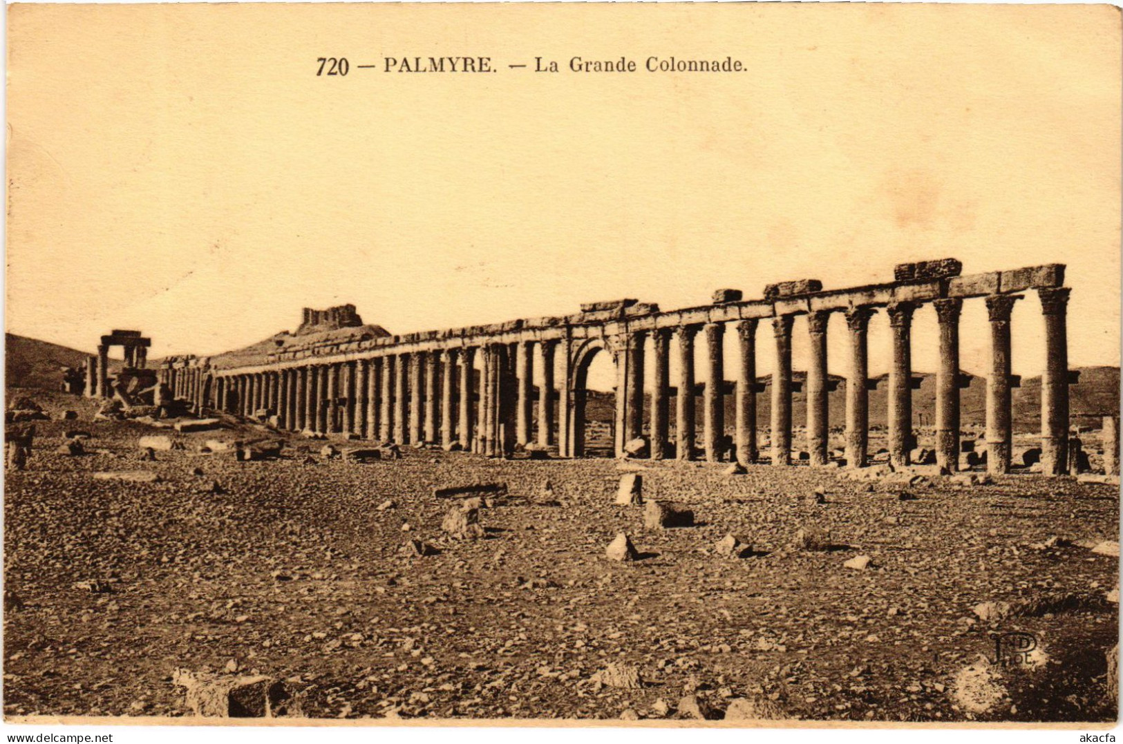 CPA AK Palmyre Grande Colonnade SYRIA (1404092) - Siria