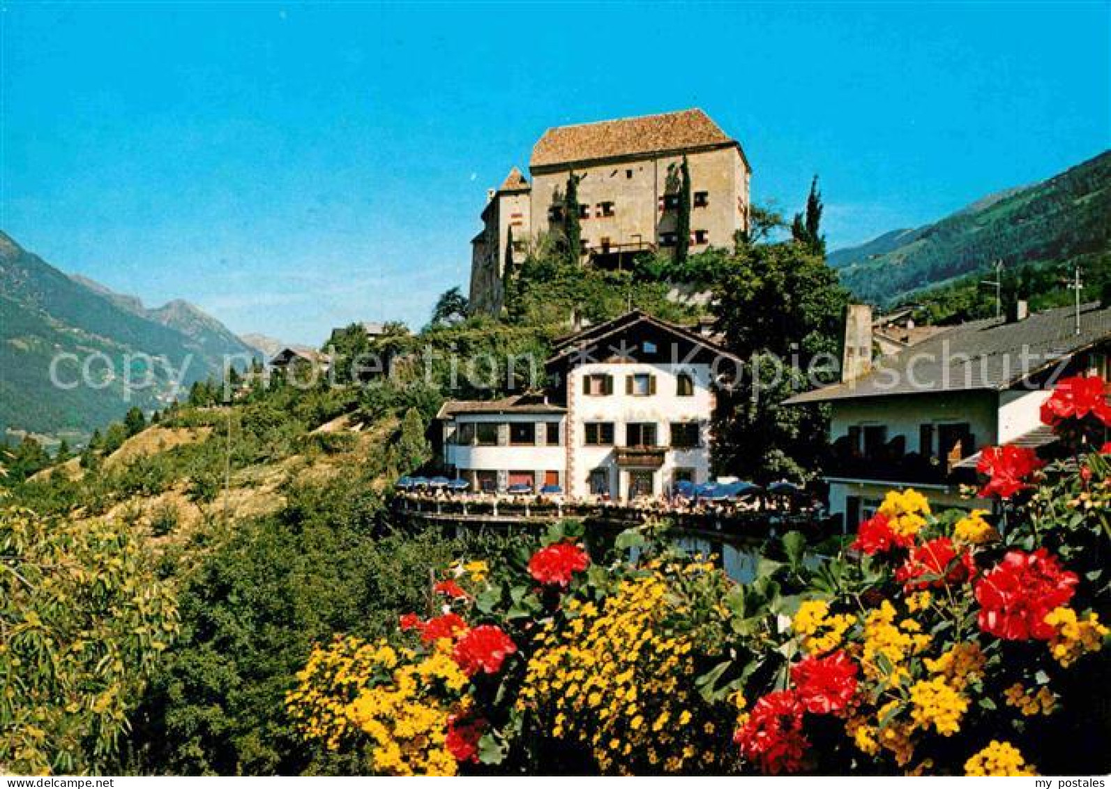 72898297 Schenna Meran Teilansicht Mit Burg Italien - Andere & Zonder Classificatie