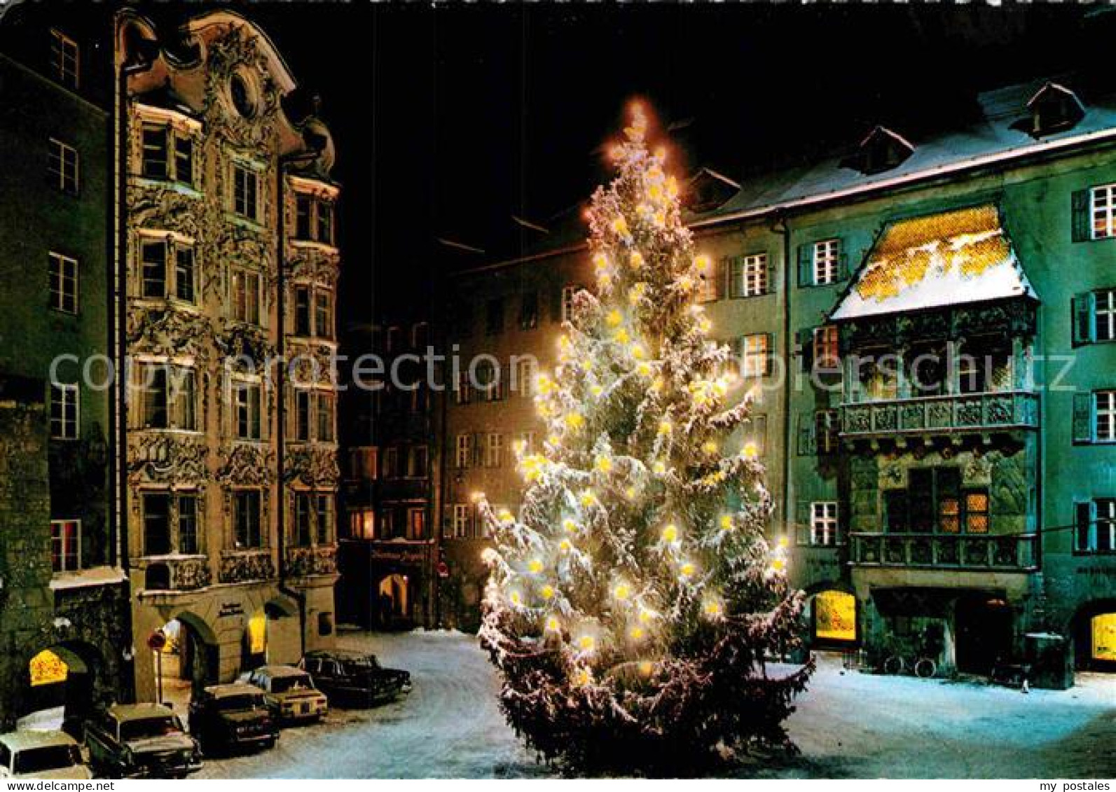 72898294 Innsbruck Weihnachtsbaum Beim Goldenen Dachl Innsbruck - Andere & Zonder Classificatie