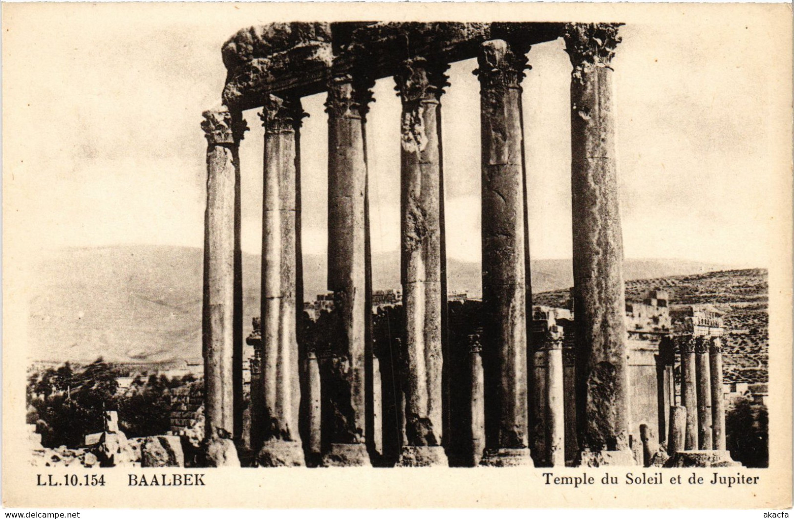 CPA AK Baalbek Temple De Jupiter SYRIA (1404039) - Syrie