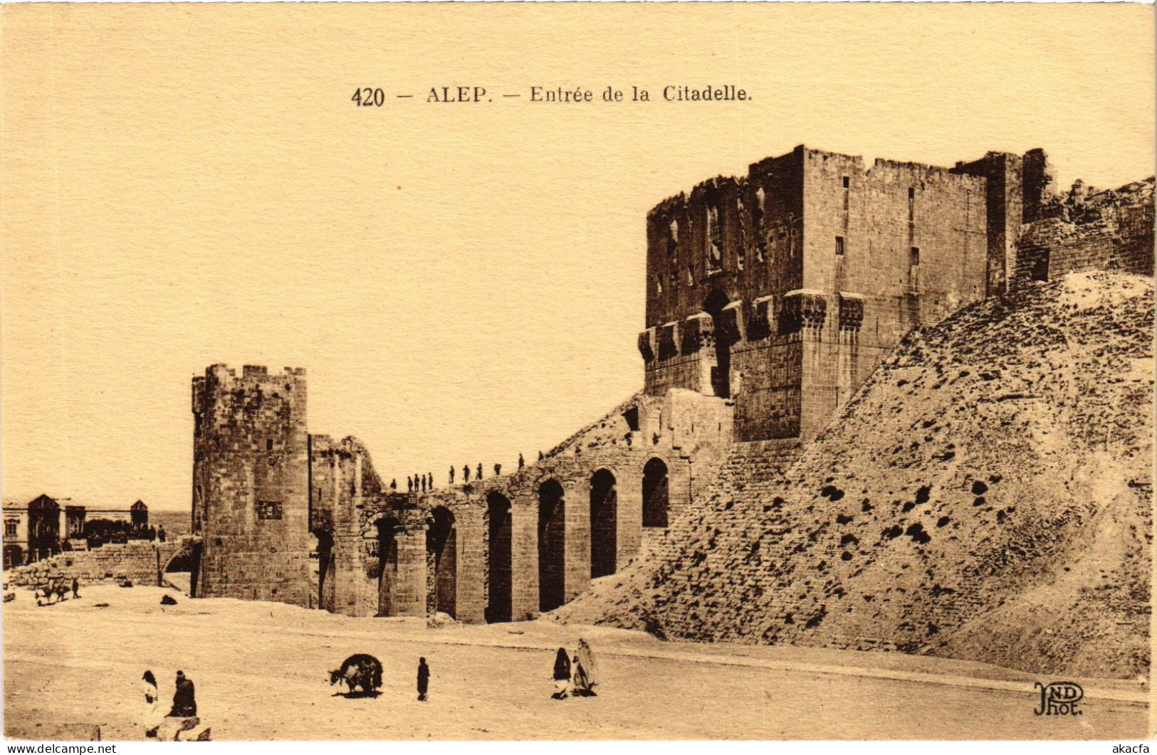 CPA AK Aleppo Entree De La Citadelle SYRIA (1403976) - Syrien