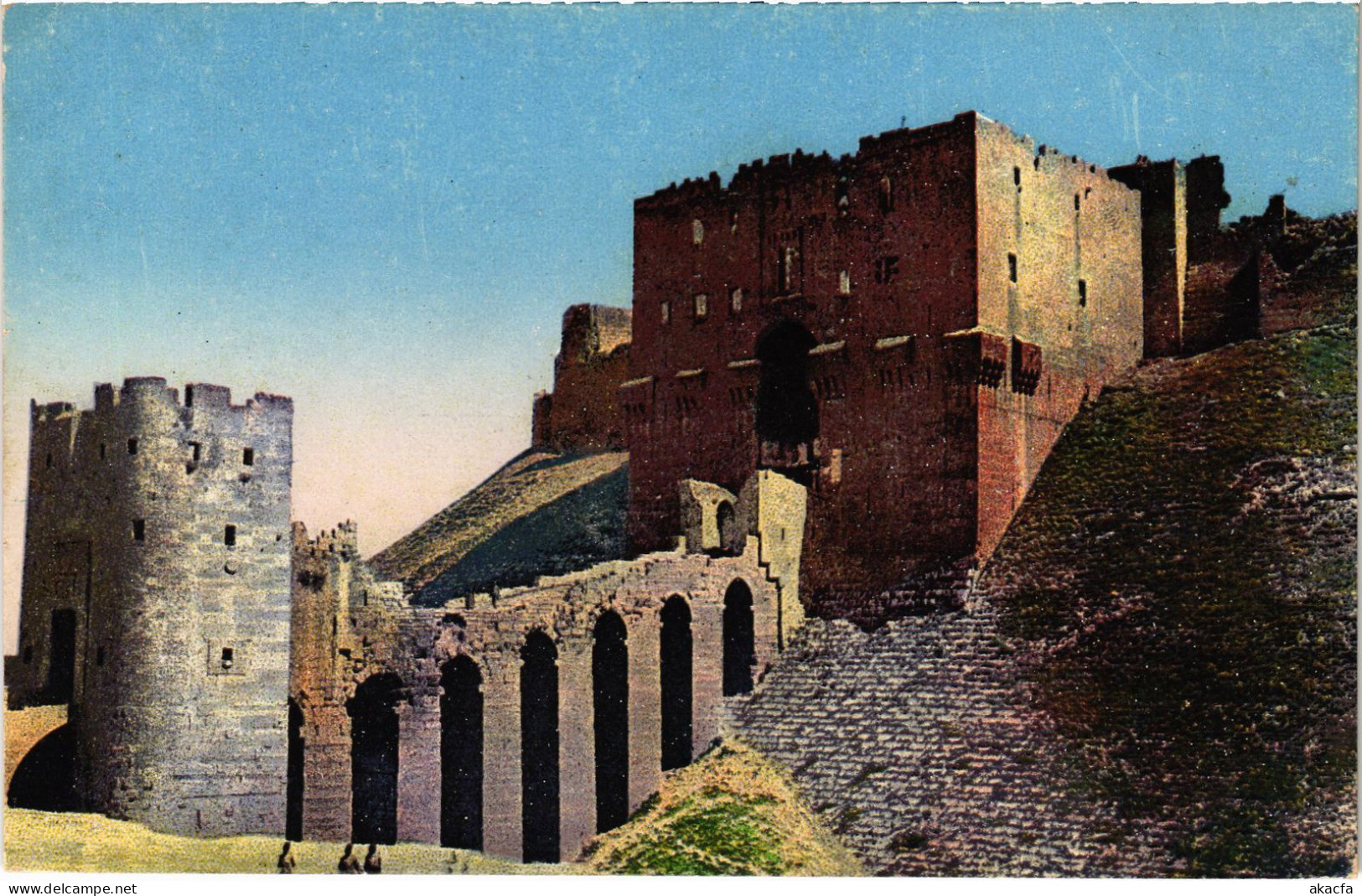 CPA AK Aleppo Entrance A La Forteresse SYRIA (1403971) - Siria