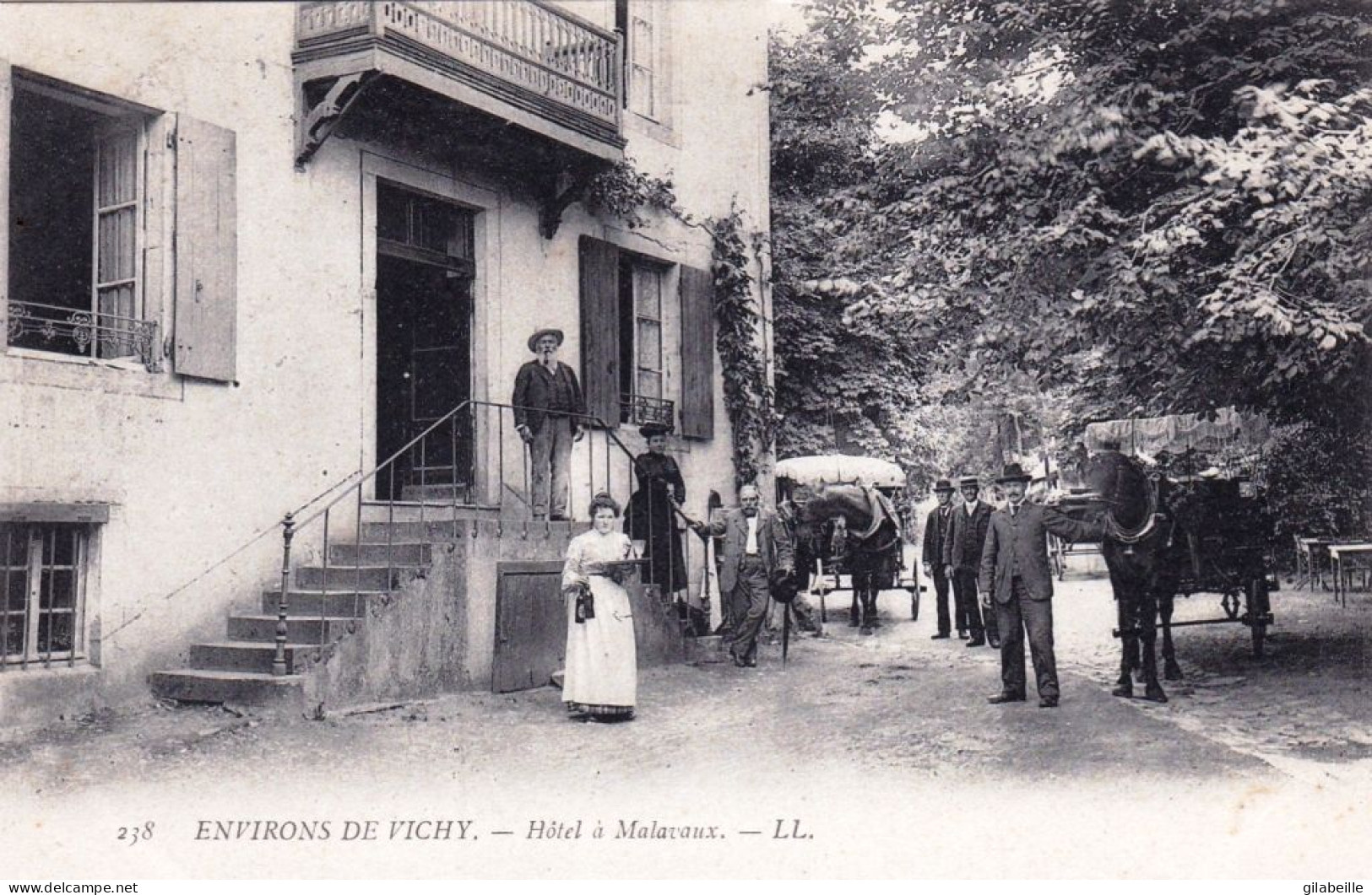 03 - Allier -  Environs De  Vichy - Hotel A MALAVAUX - Sonstige & Ohne Zuordnung