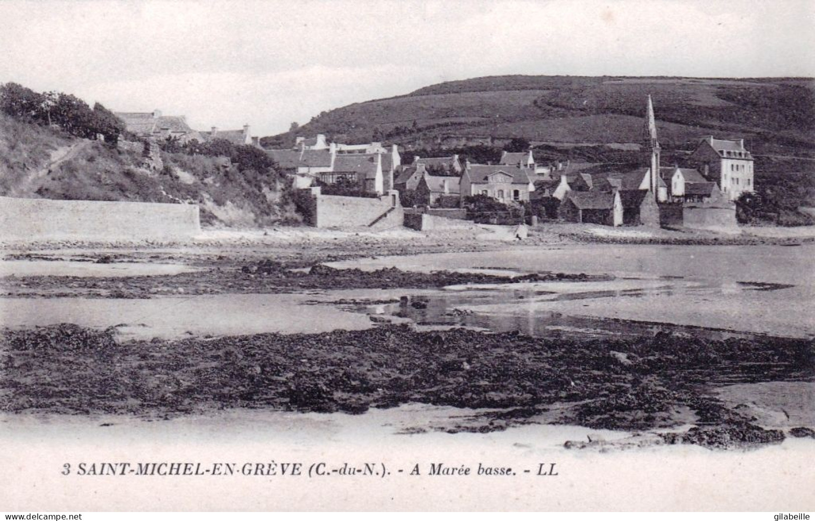 22 - Cotes D Armor -  SAINT MICHEL En GREVE - A Marée Basse - Saint-Michel-en-Grève