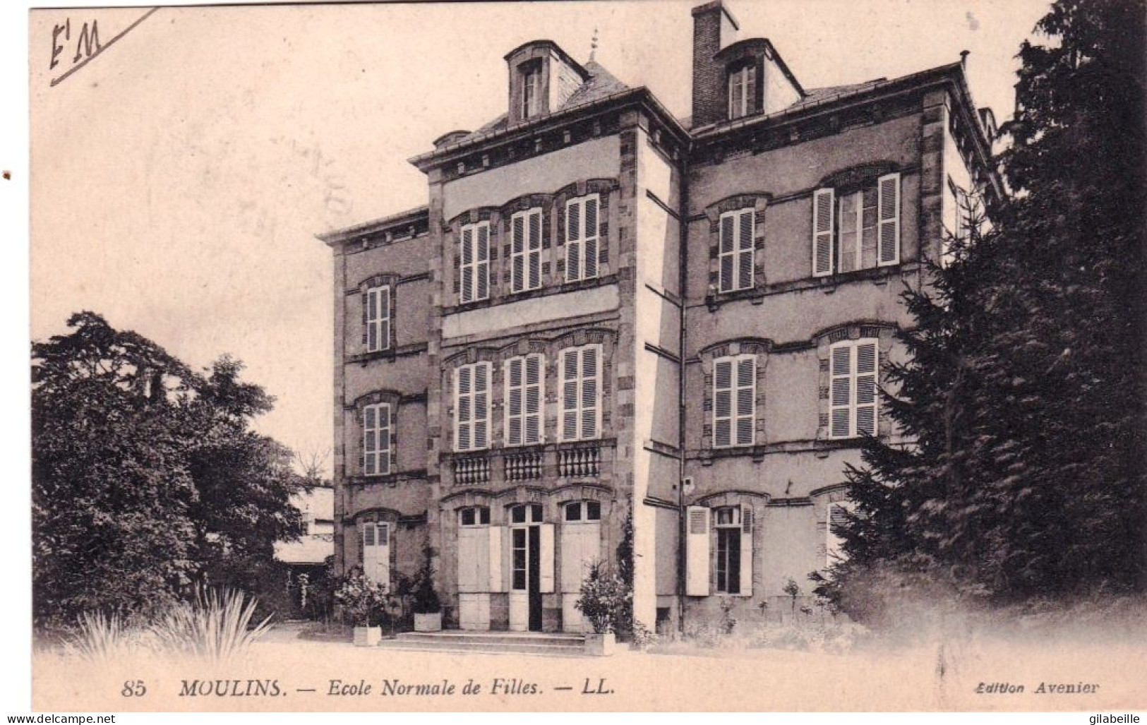 03 - Allier - MOULINS - Ecole Normale De Filles - Moulins