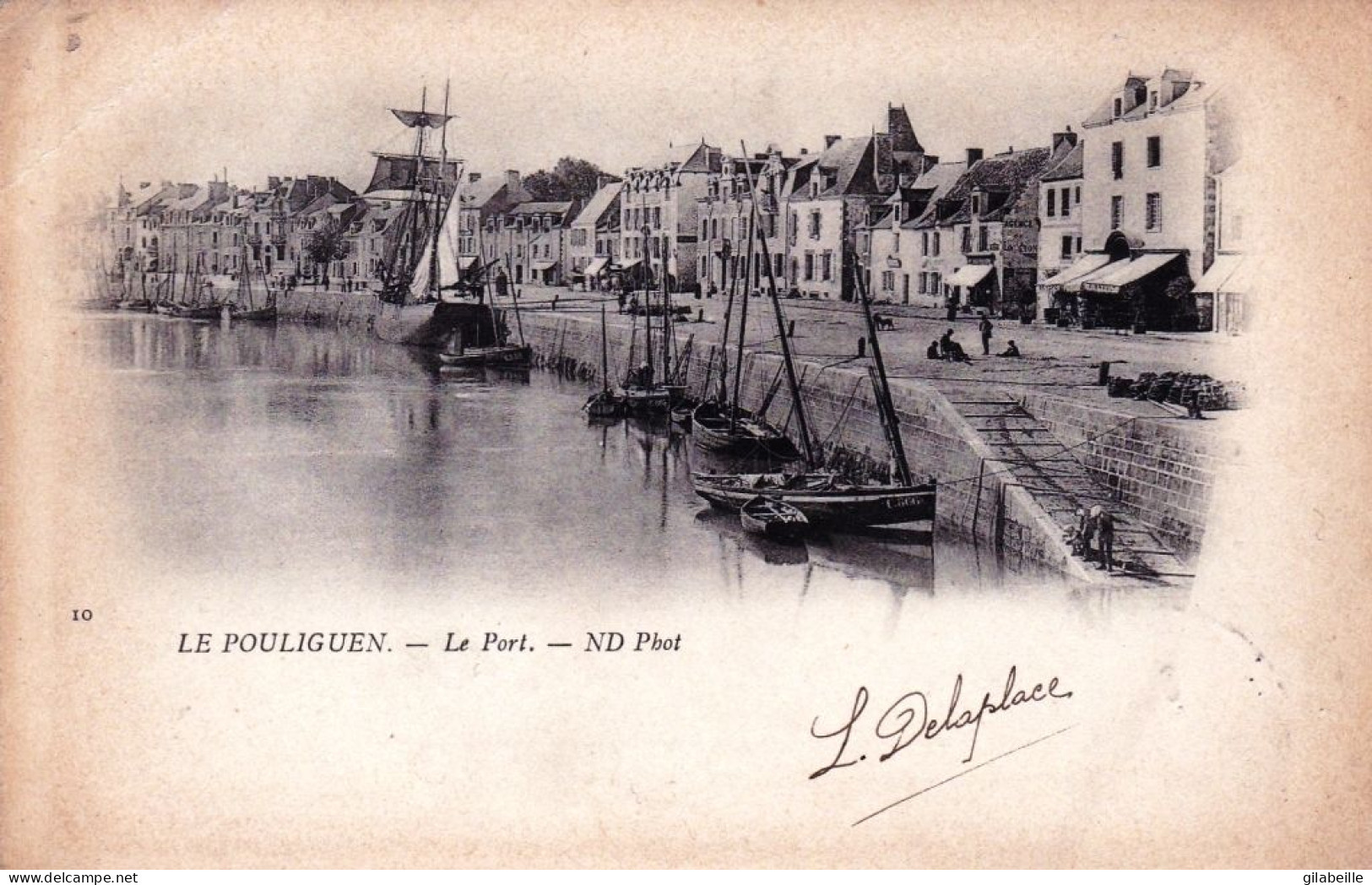 44 - Loire Atlantique - LE POULIGUEN - Le Port - Carte Precurseur - Le Pouliguen