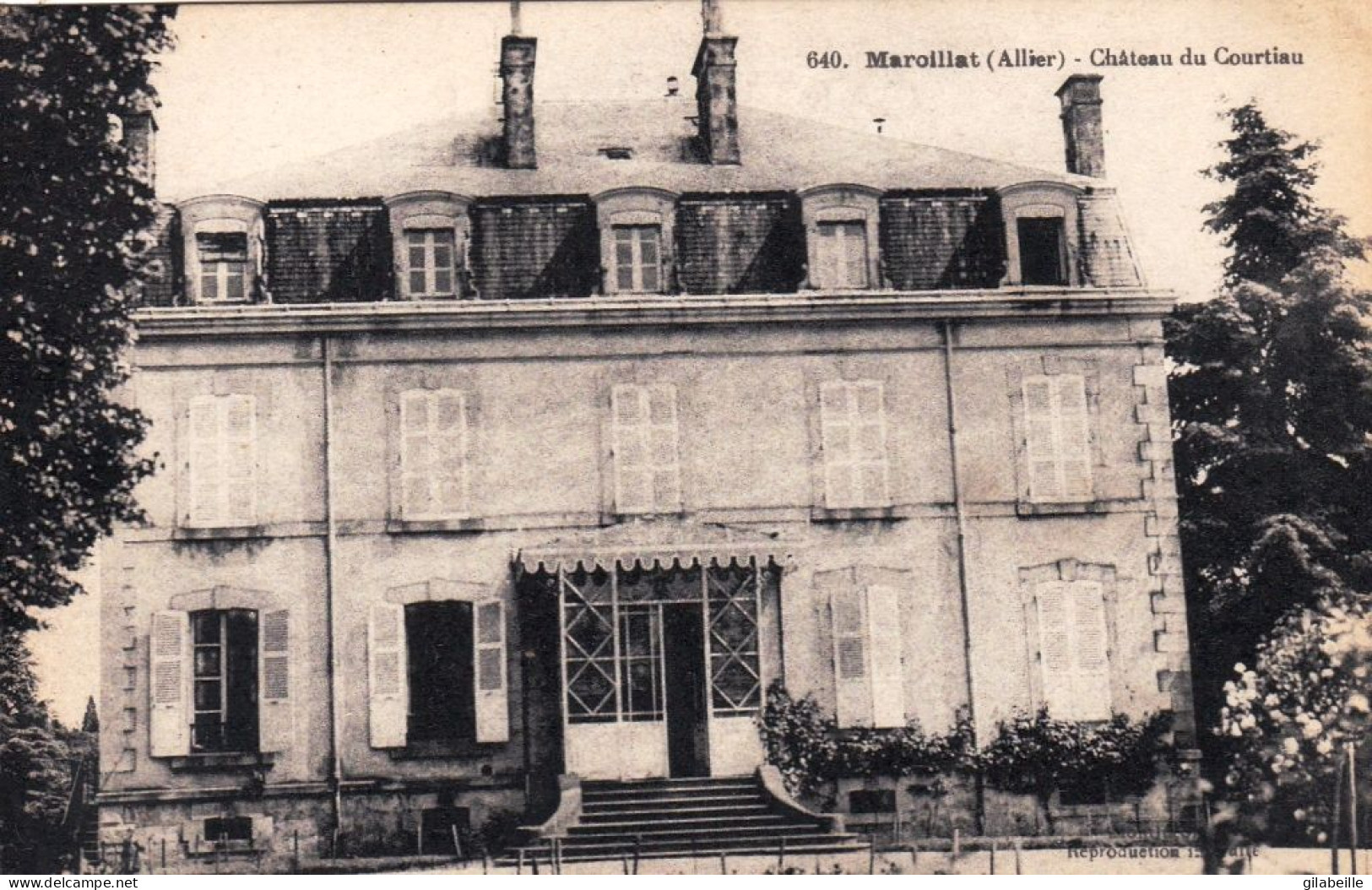 03 - Allier - MARCILLAT - Chateau Du Courtiau - Autres & Non Classés
