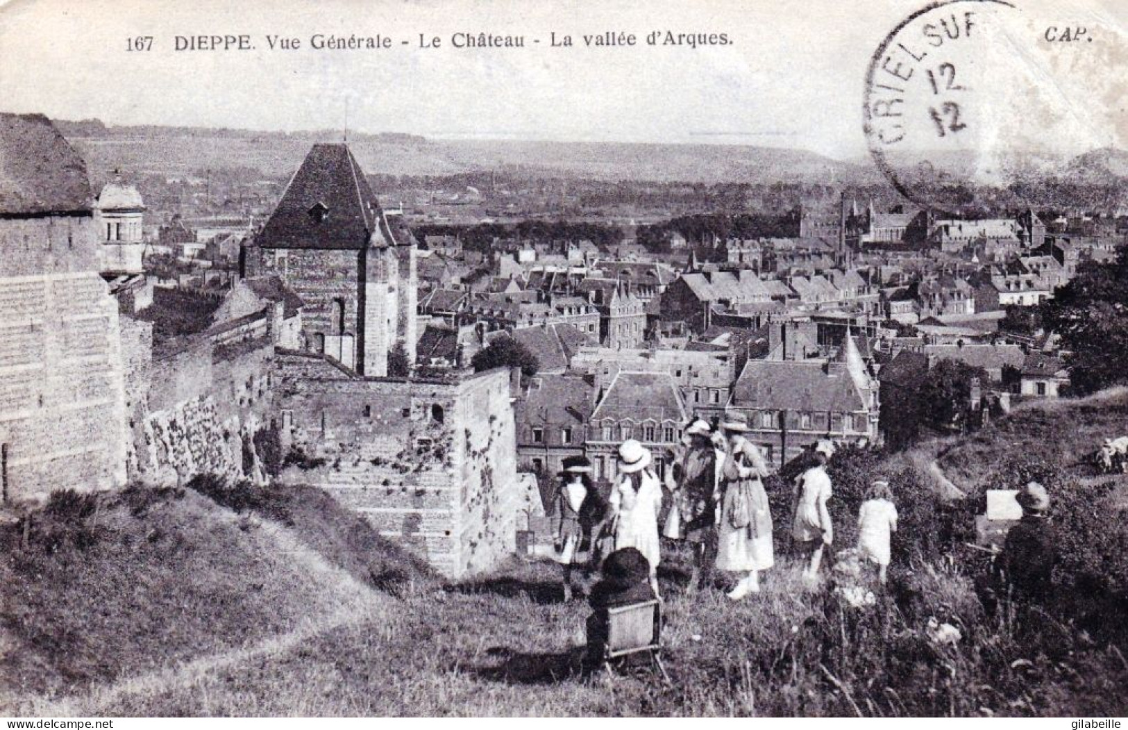 76 - Seine Maritime - DIEPPE - Vue Generale - Le Chateau - La Vallée D Arques - Dieppe