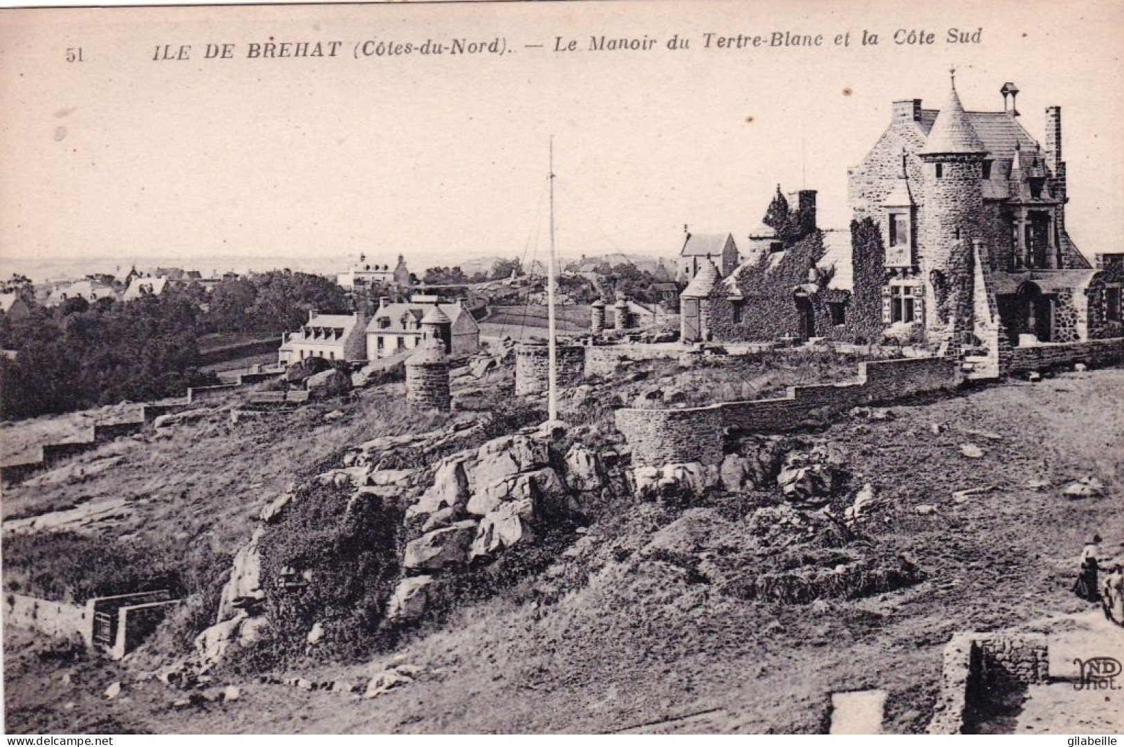 22 - Cotes D Armor - ILE BREHAT - Le Manoir Du Tertre Blanc - Ile De Bréhat