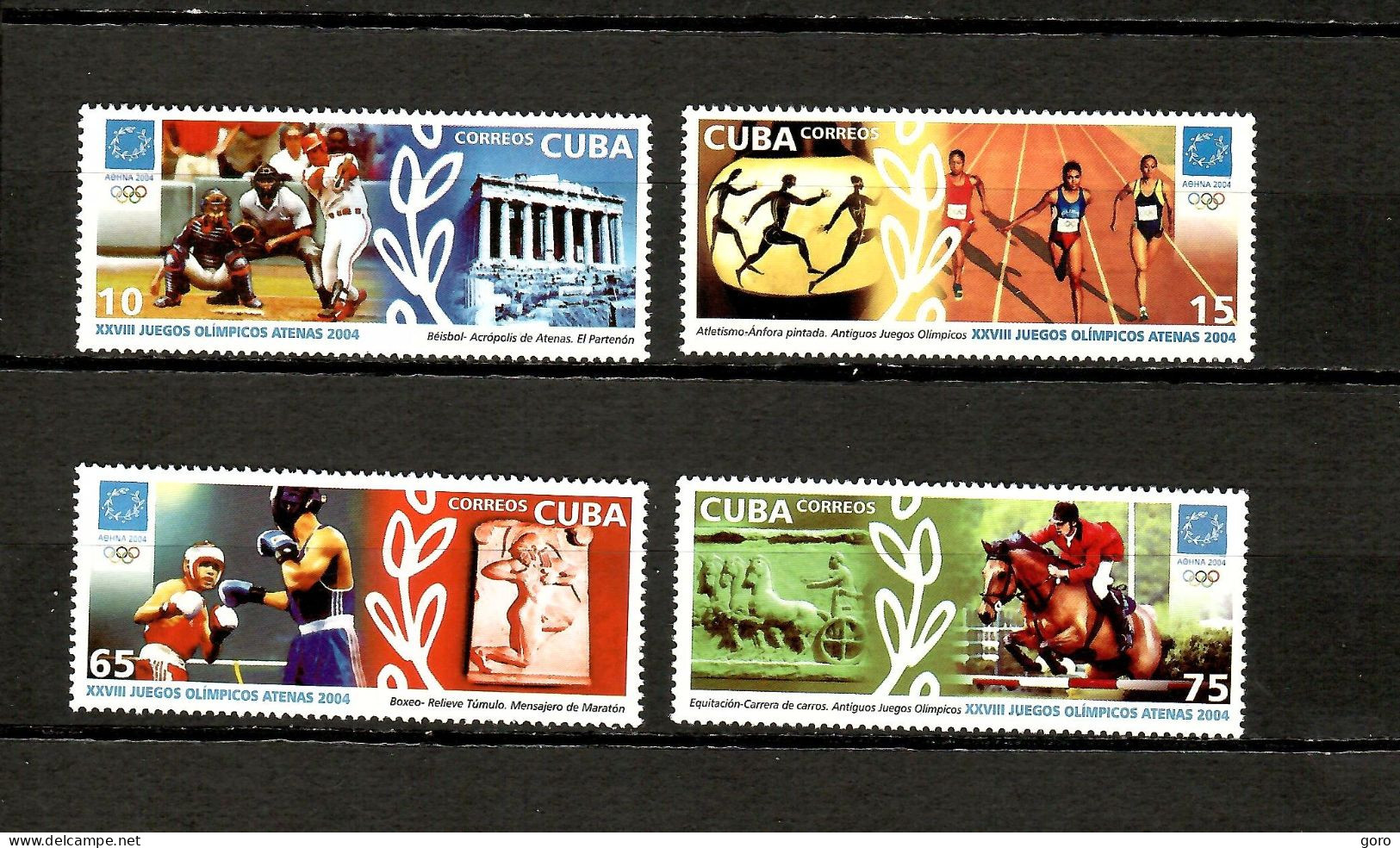 Cuba  2004  .-   Y&T  Nº   4135/38      ** - Unused Stamps