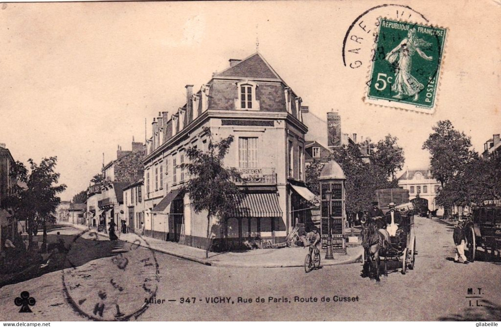 03 - Allier -  VICHY - Rue De Paris - Route De Cusset - Vichy