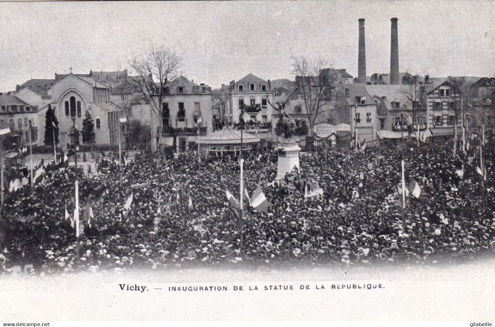 03 - Allier -  VICHY -  Inauguration De La Statue De La Republique - Vichy