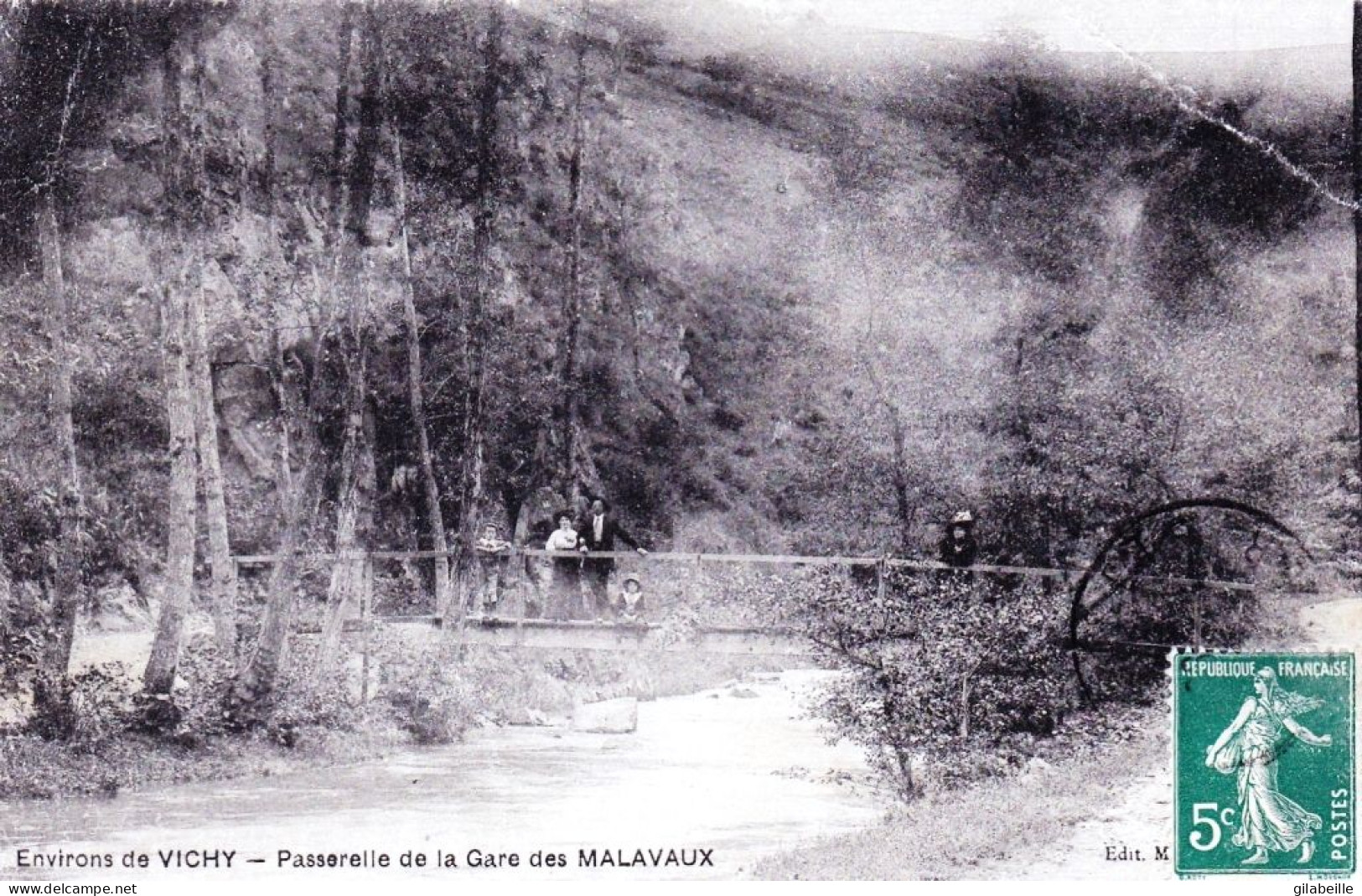 03 - Allier -  LES MALAVAUX ( Environs De Vichy )  - Passage A Gué Du Jolan - Other & Unclassified